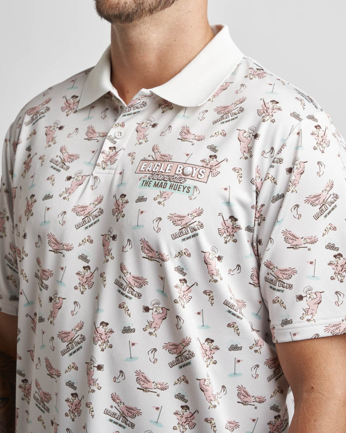 The Mad Hueys Eagle Boys SS Golf Polo