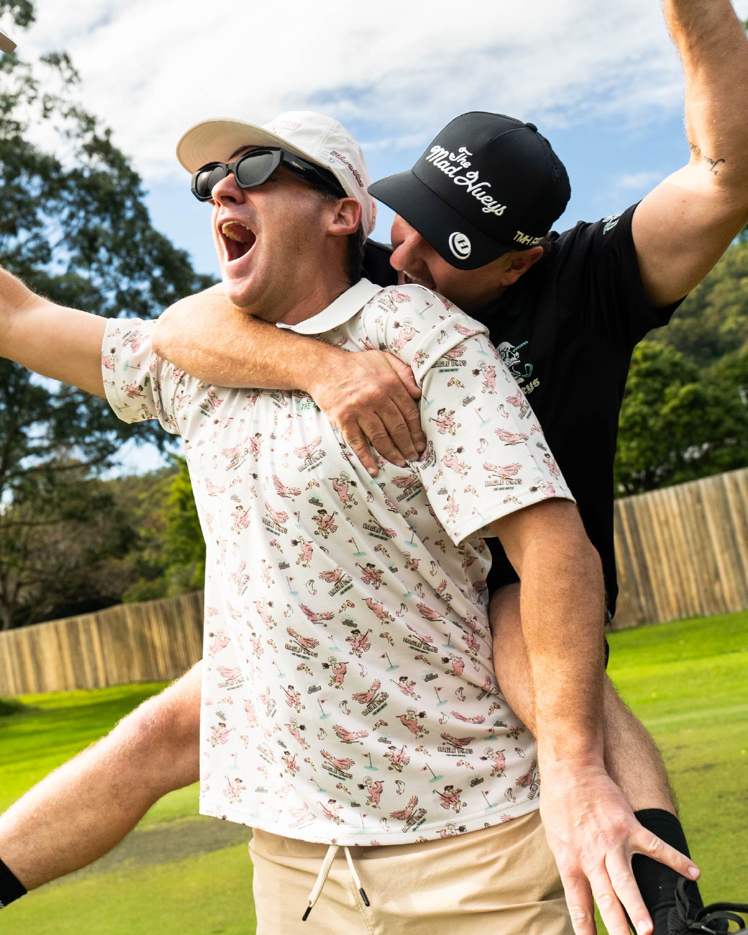 The Mad Hueys Eagle Boys SS Golf Polo