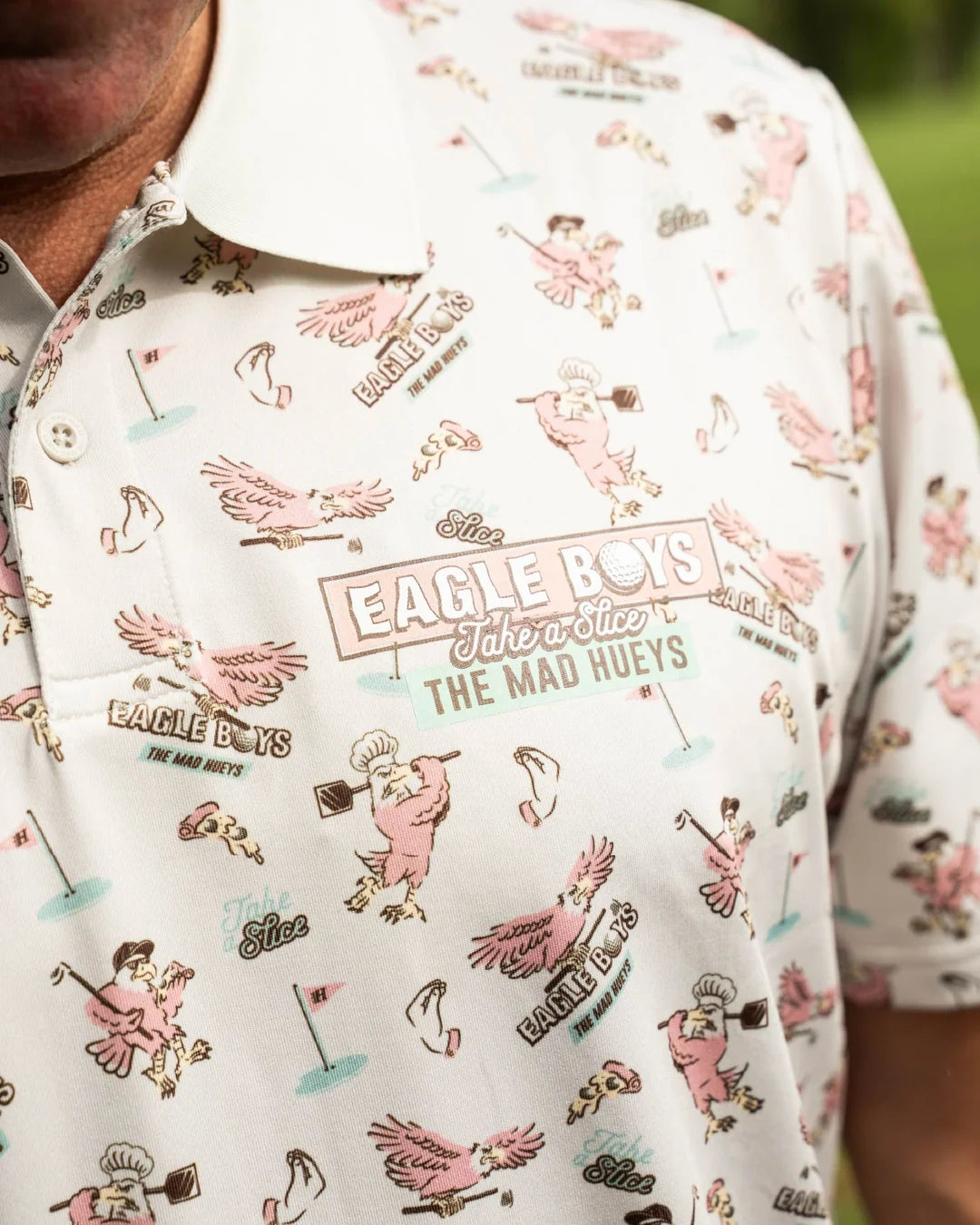 The Mad Hueys Eagle Boys SS Golf Polo