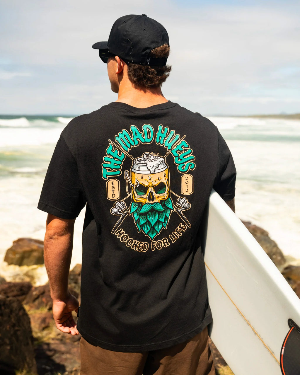 The Mad Hueys Frothin Hooked For Life SS Tee