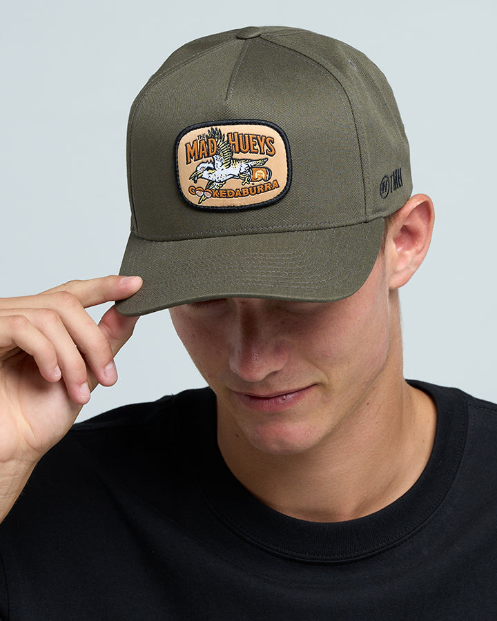 The Mad Hueys Cookedaburra Trio Twill Snapback Cap