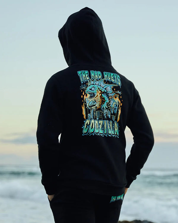 The Mad Hueys Codzilla Returns Youth Pullover Hoodie