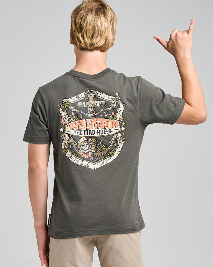 The Mad Hueys The Tiki Captain Youth SS Tee