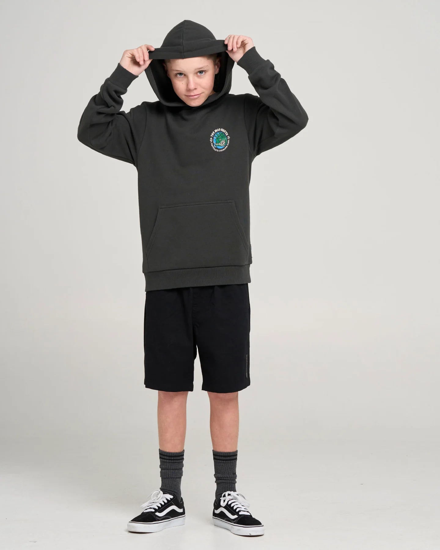 The Mad Hueys Outcasts Youth Hooded Pullover