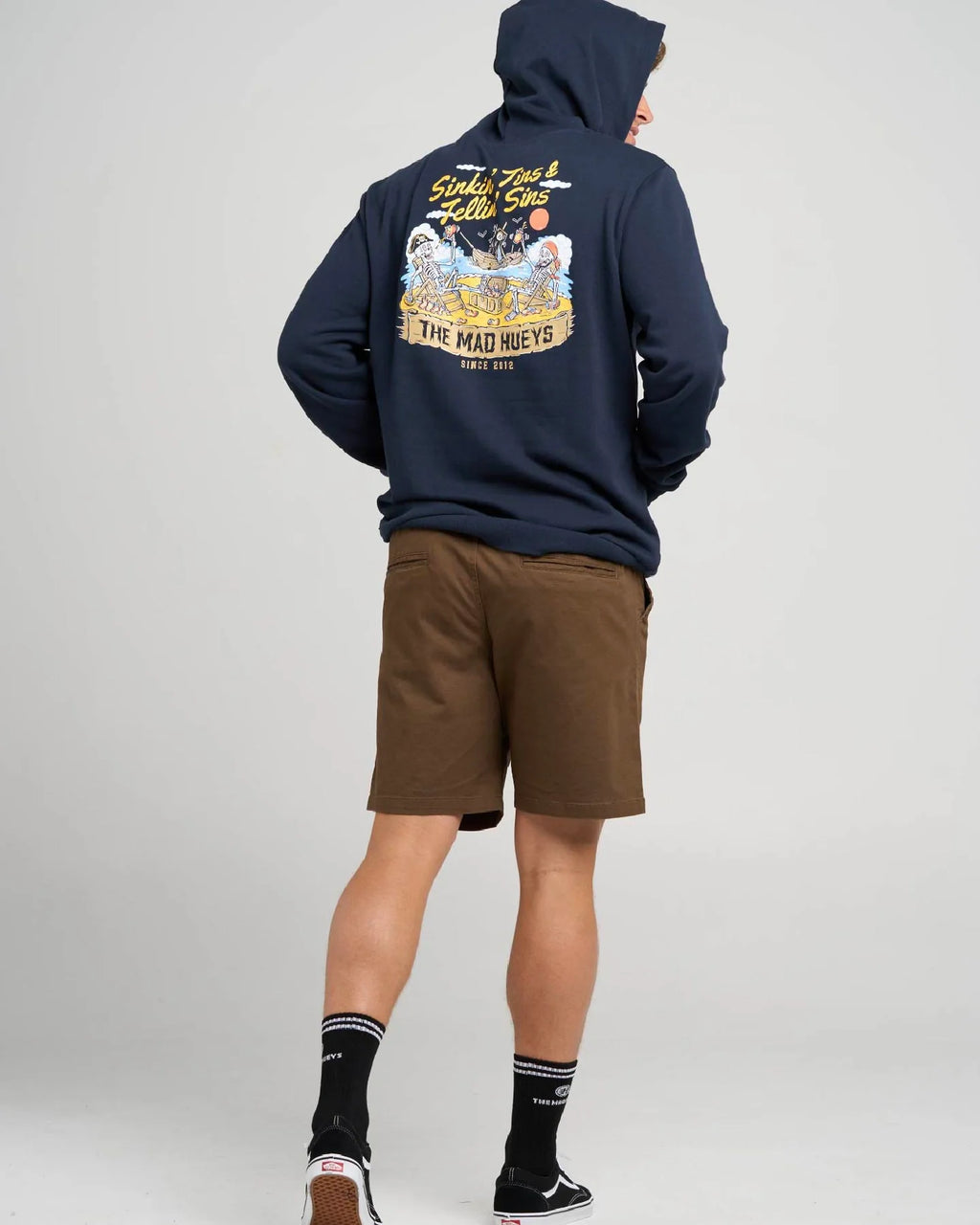 The Mad Hueys Sinkin Tins Hooded Pullover