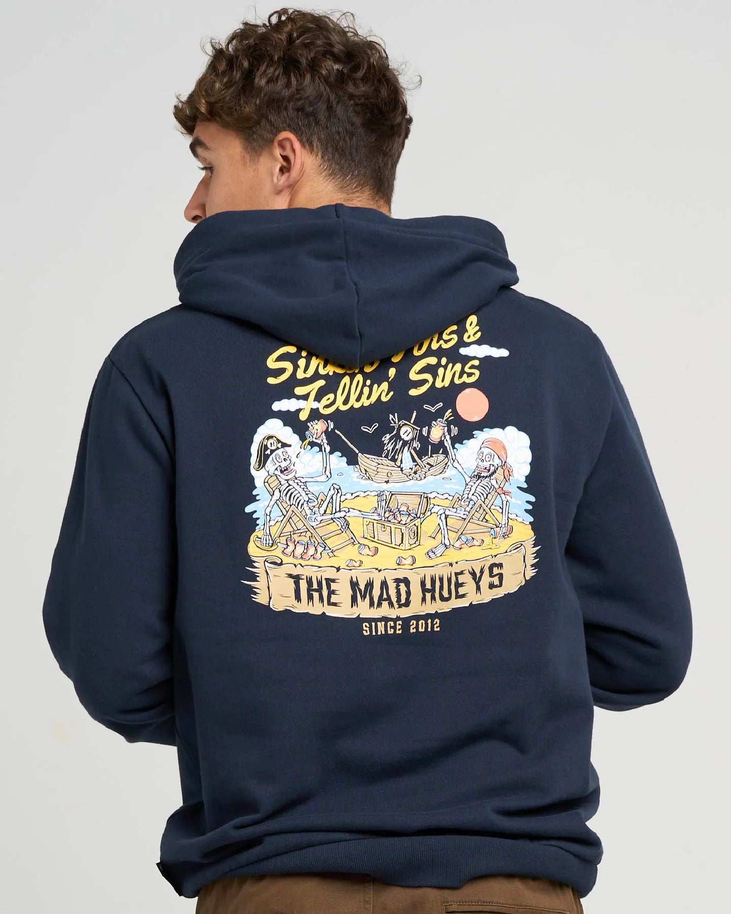 The Mad Hueys Sinkin Tins Hooded Pullover