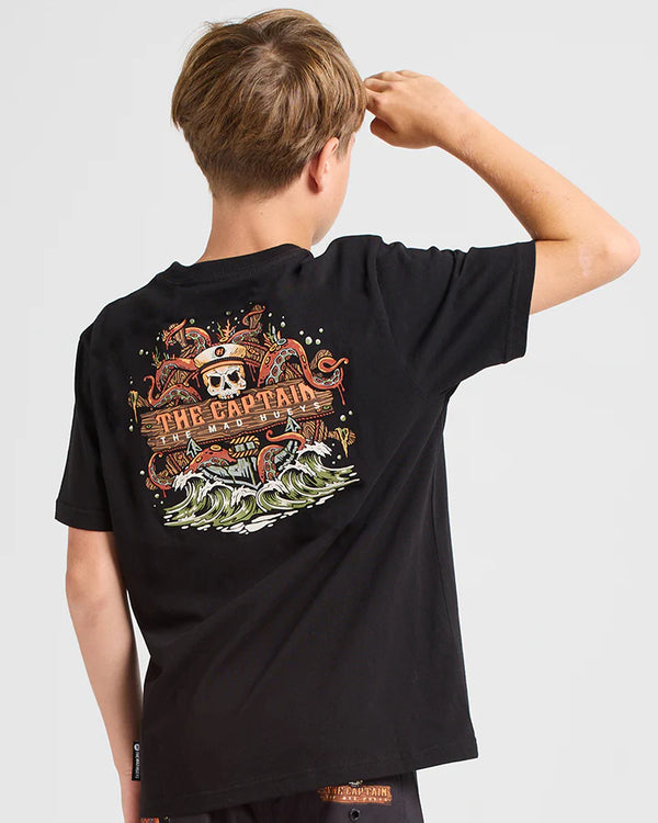 The Mad Hueys The Kraken Captain Youth SS Tee