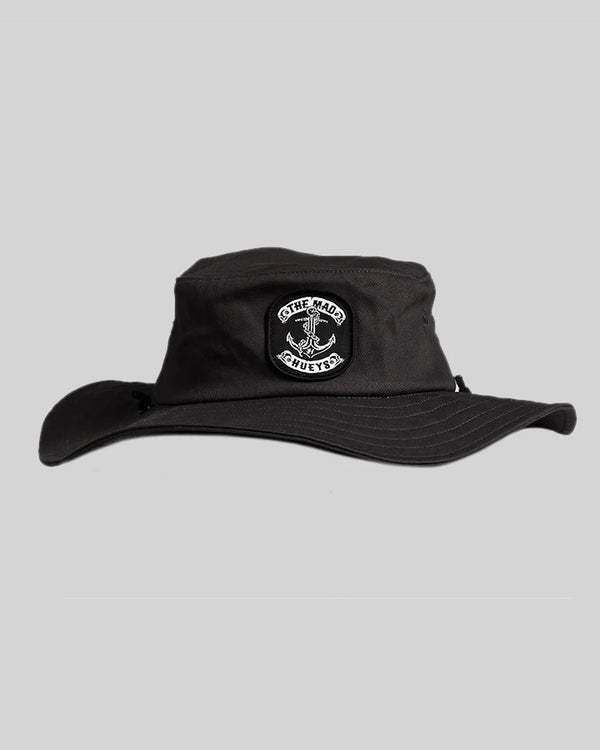 The Mad Hueys Skull Anchor Youth Wide Brim Hat