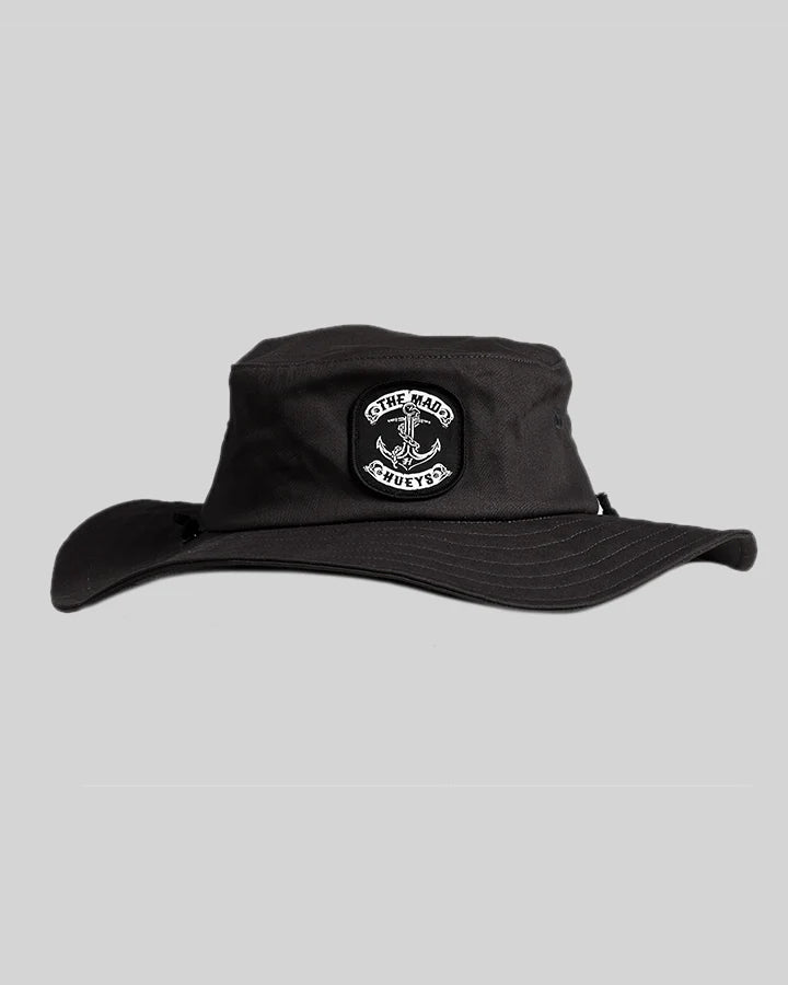 The Mad Hueys Skull Anchor Youth Wide Brim Hat