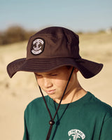 The Mad Hueys Skull Anchor Youth Wide Brim Hat