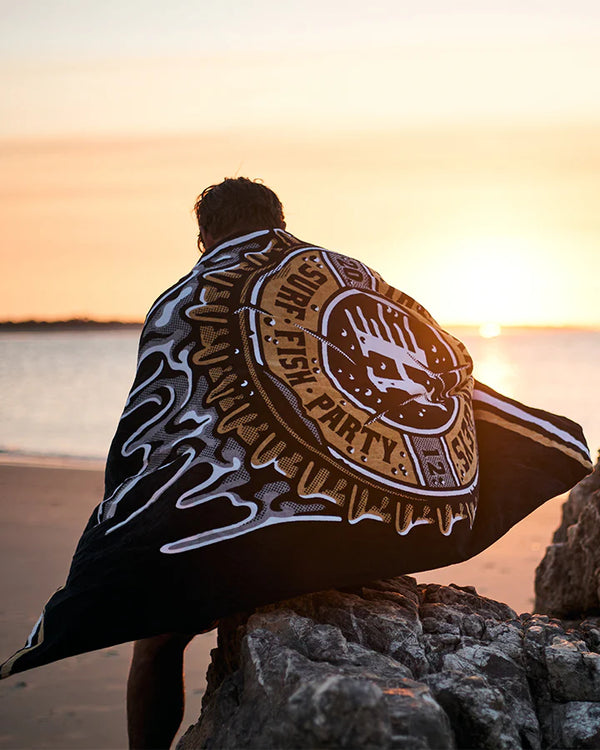 The Mad Hueys Cold One Beach Towel
