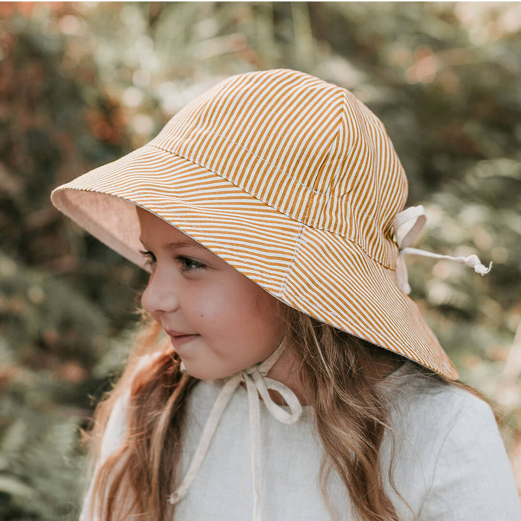 Bedhead Wanderer Girls Reversible Panelled Bucket Sun Hat