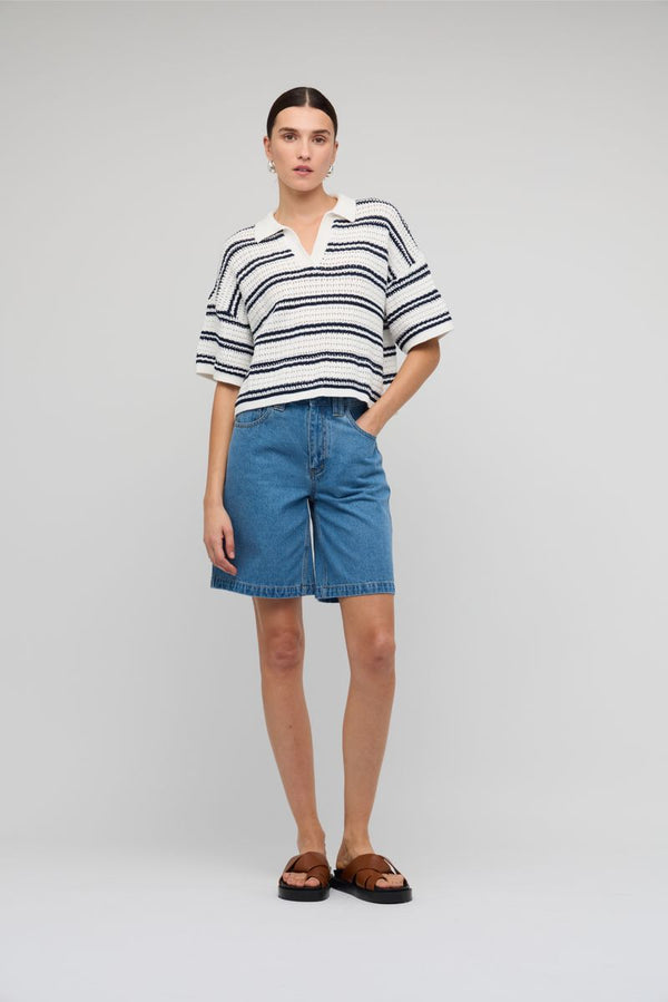 Staple The Label Solstice Knit Polo Top