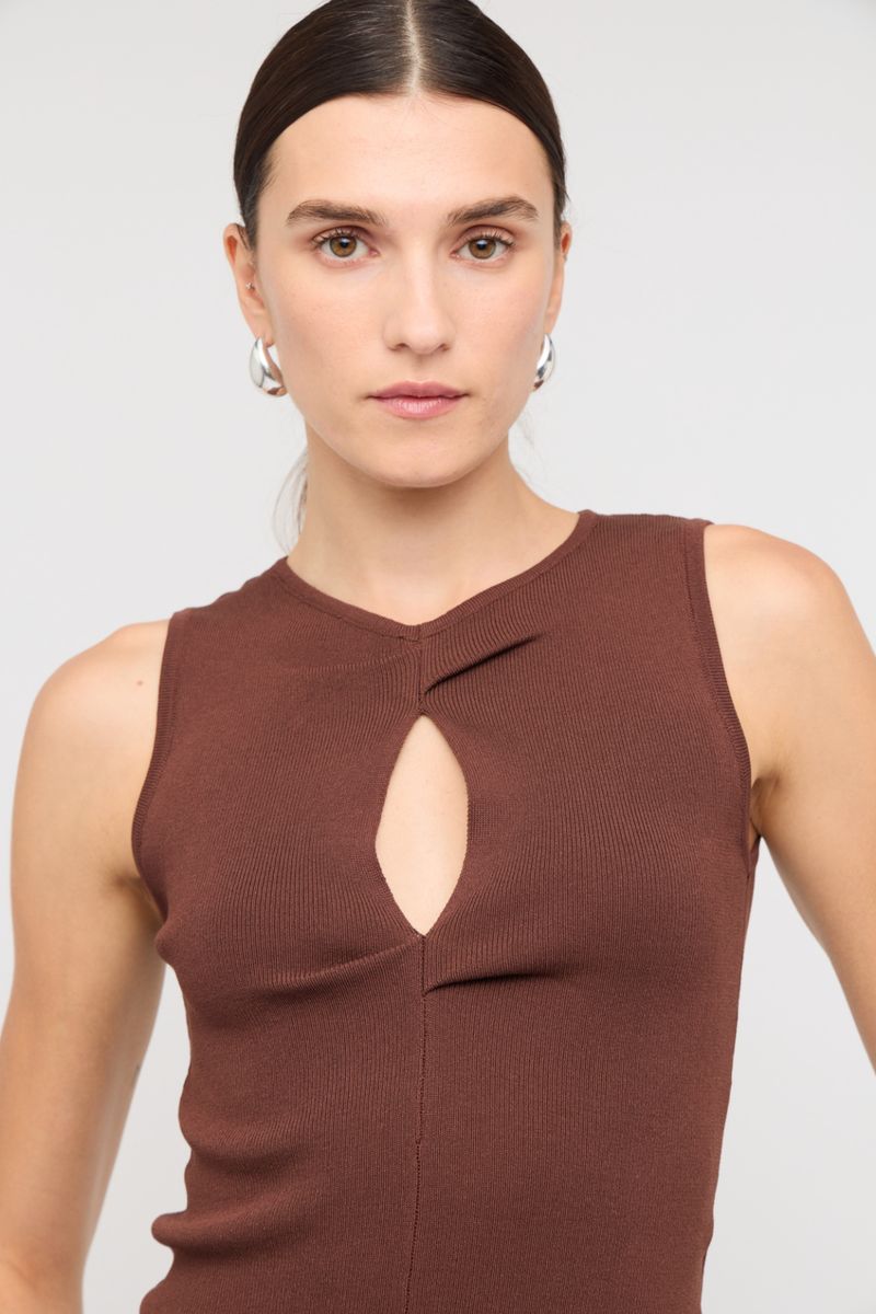 Staple The Label Arden Cutout Knit Top