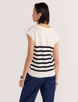 Staple The Label Remi Stripe Polo Knit