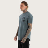 Kscy Black Letter Dual Curved Tee