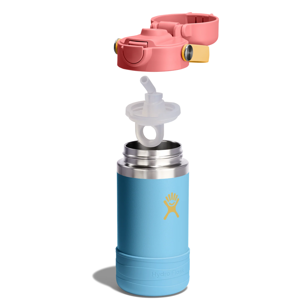 Hydroflask Kids 12oz Wide Mouth Covered Cap And Boot