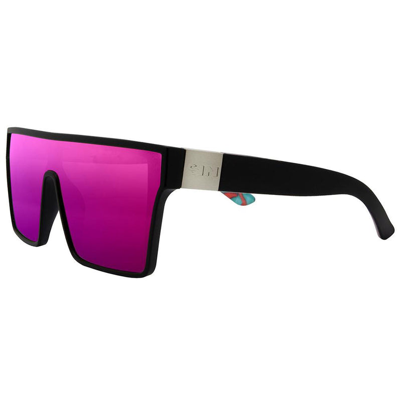 Sin Loose Cannon Matte Black Pink Flash Sunglasses