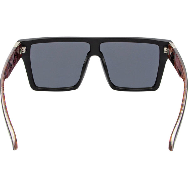 SIN Loose Cannon Black SIlver Flash Mirror Sunglasses