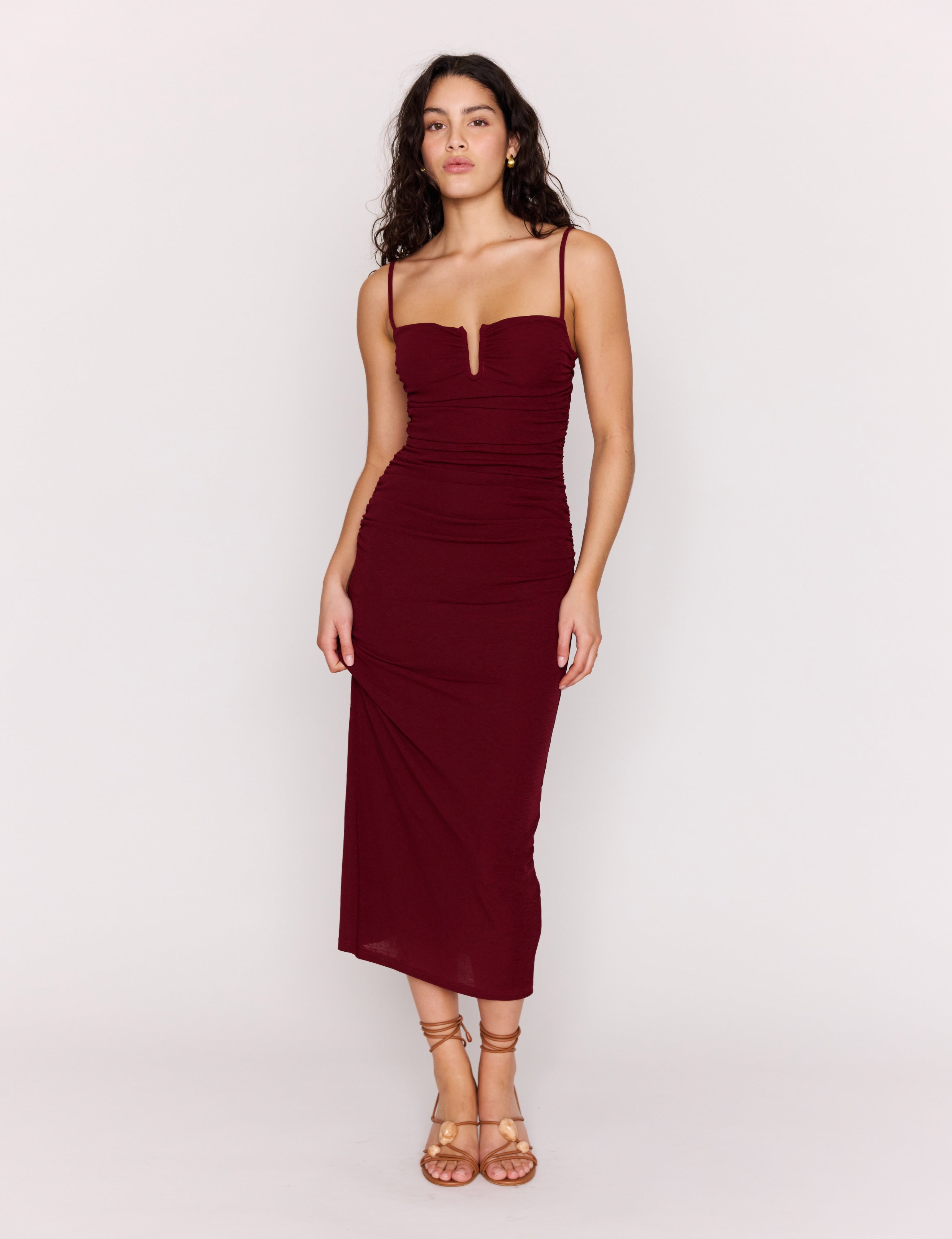 Minkpink Mila Gathered Maxi Dress