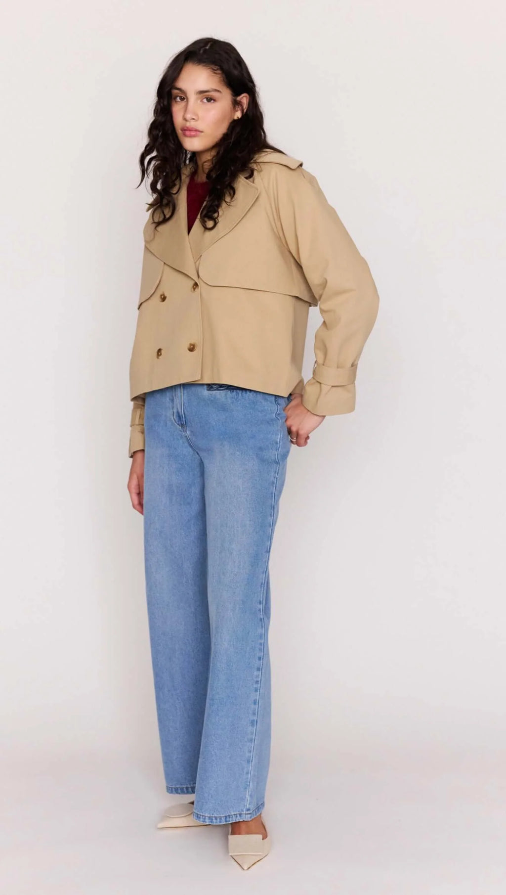 Minkpink Aya Cropped Trench