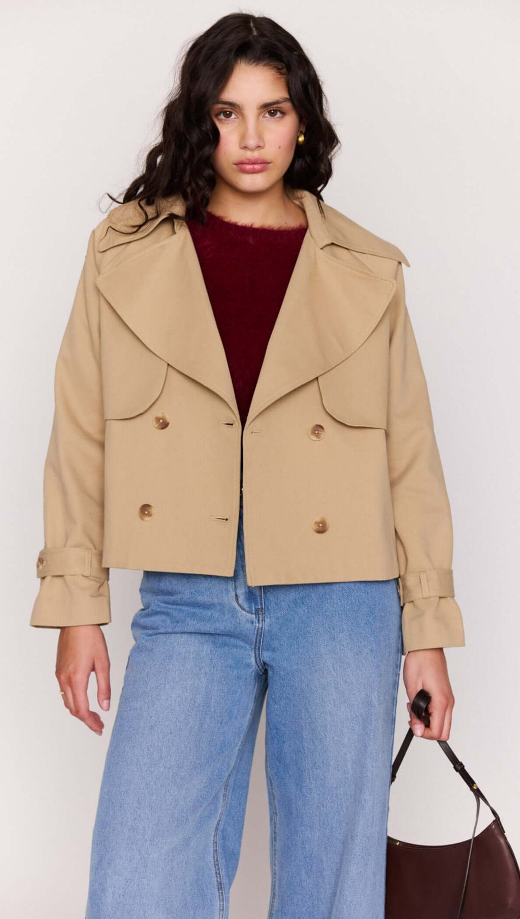 Minkpink Aya Cropped Trench