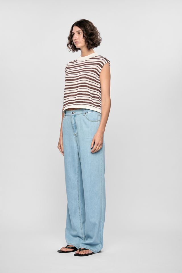 Staple The Label Palmer Stripe Knit Tank