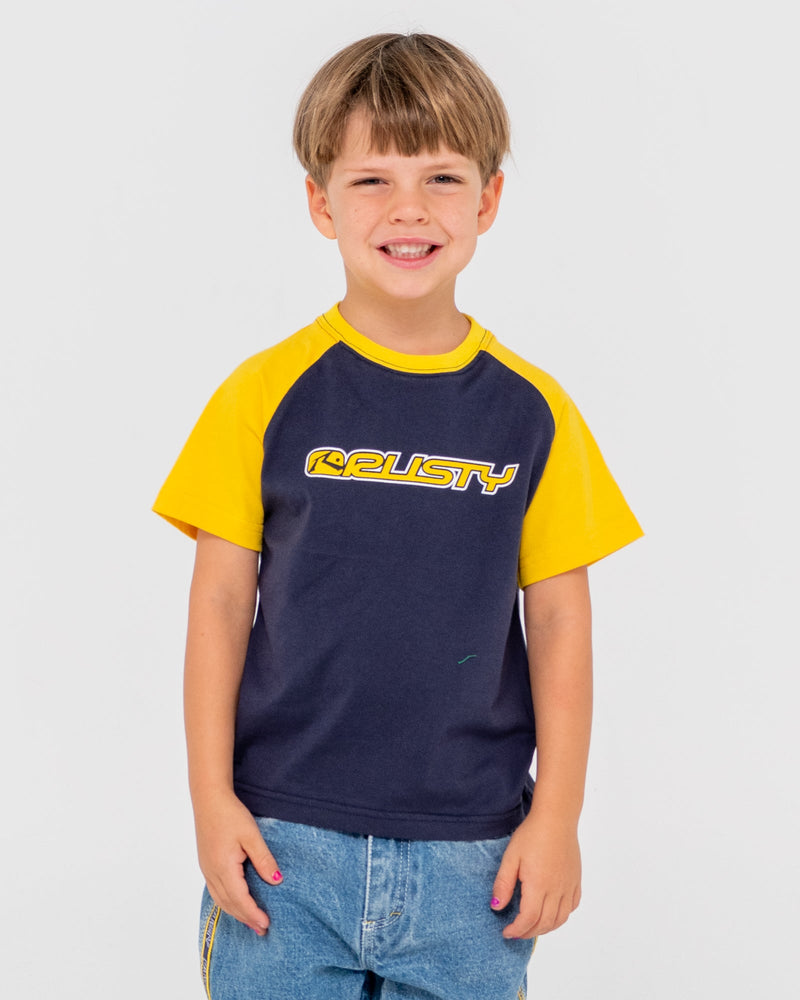 Rusty Swaglan Raglan SS Runts Tee