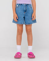Rusty Cyprus High Denim Short Girls