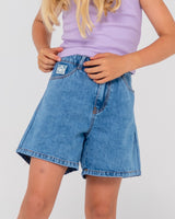 Rusty Cyprus High Denim Short Girls