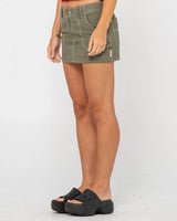 Rusty Dirtbag Cargo Low Rise Mini Skirt