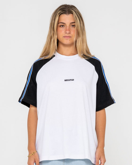 Rusty Crank Panelled Oversize Tee