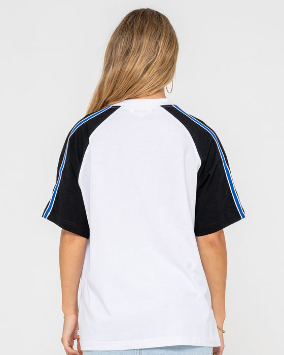 Rusty Crank Panelled Oversize Tee