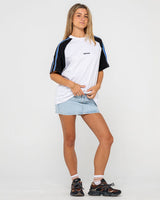 Rusty Crank Panelled Oversize Tee