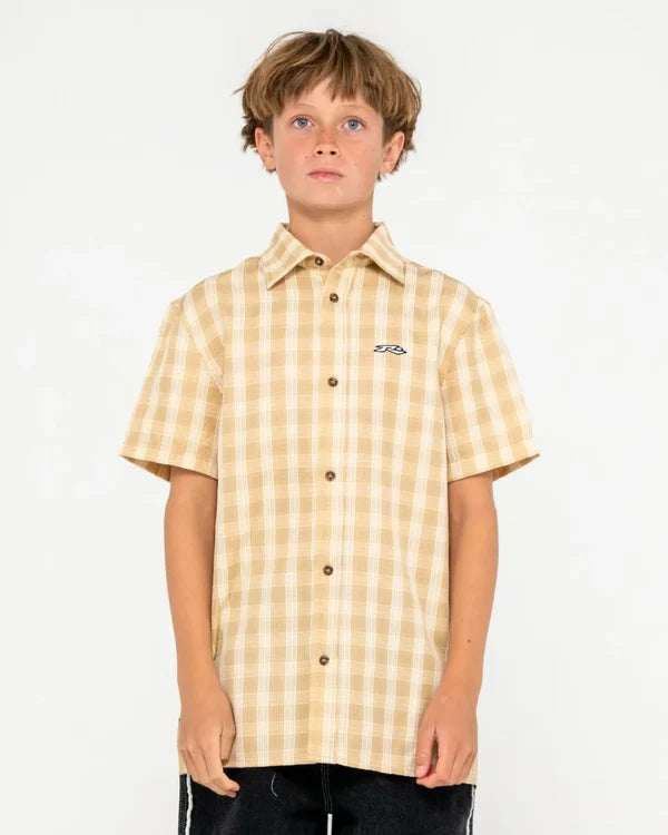 Rusty Datsun 2.0 Short Sleeve Shirt Boys