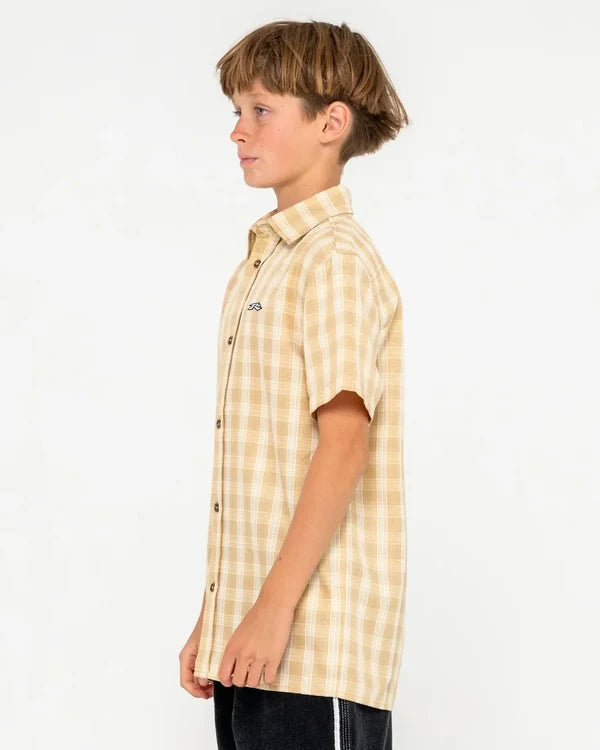 Rusty Datsun 2.0 Short Sleeve Shirt Boys