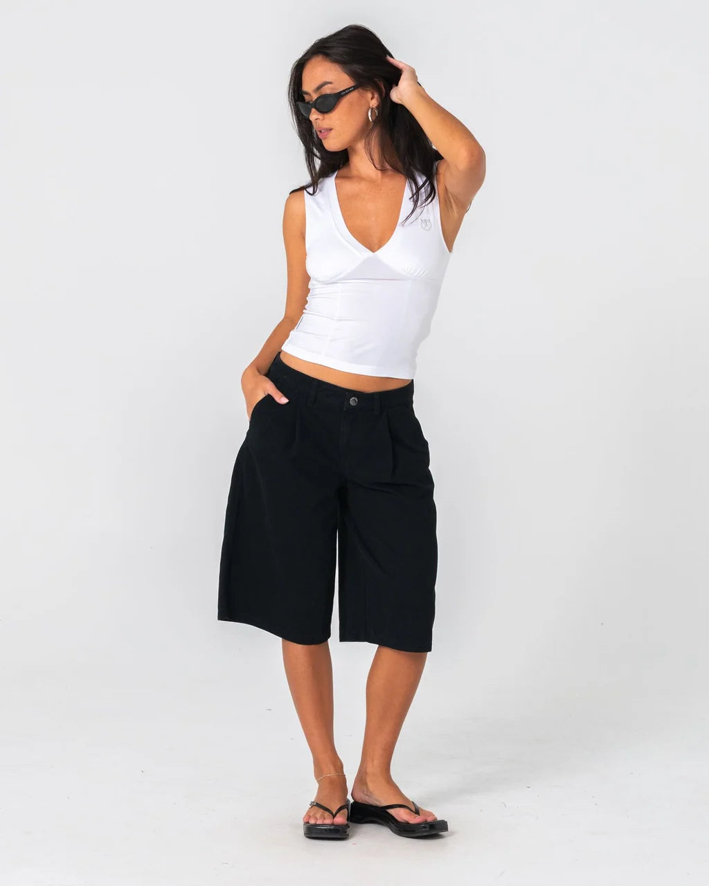 Rusty Larry Low Rise Relaxed Jort