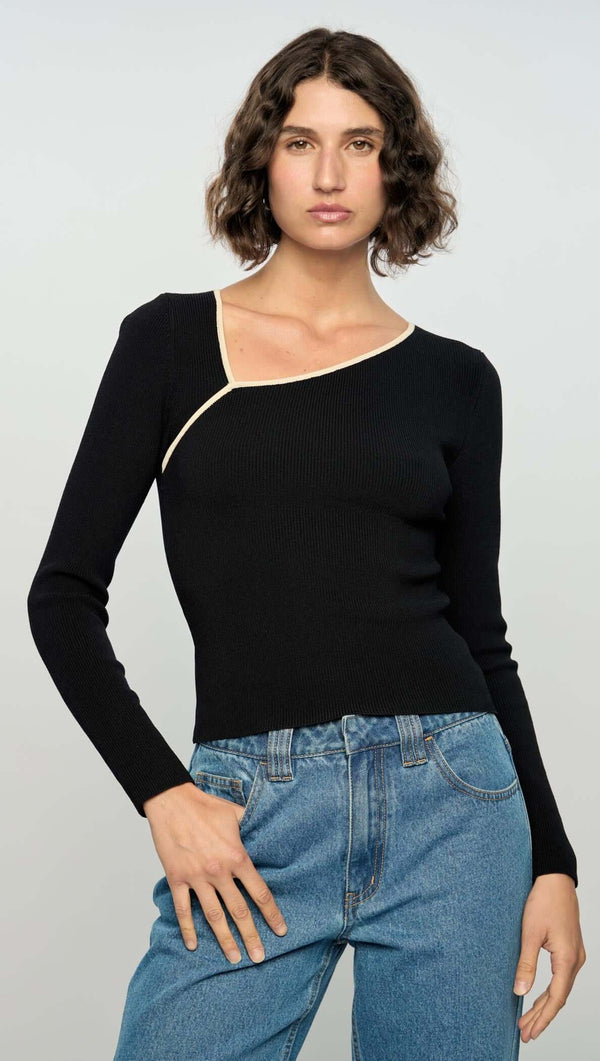 Staple The Label Noelle Knit Top