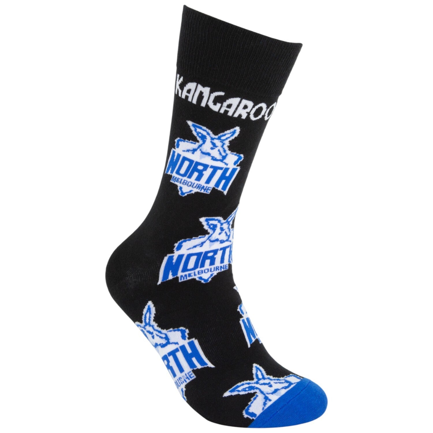 North Melbourne Kangaroos Mascot Organic Cotton Sock