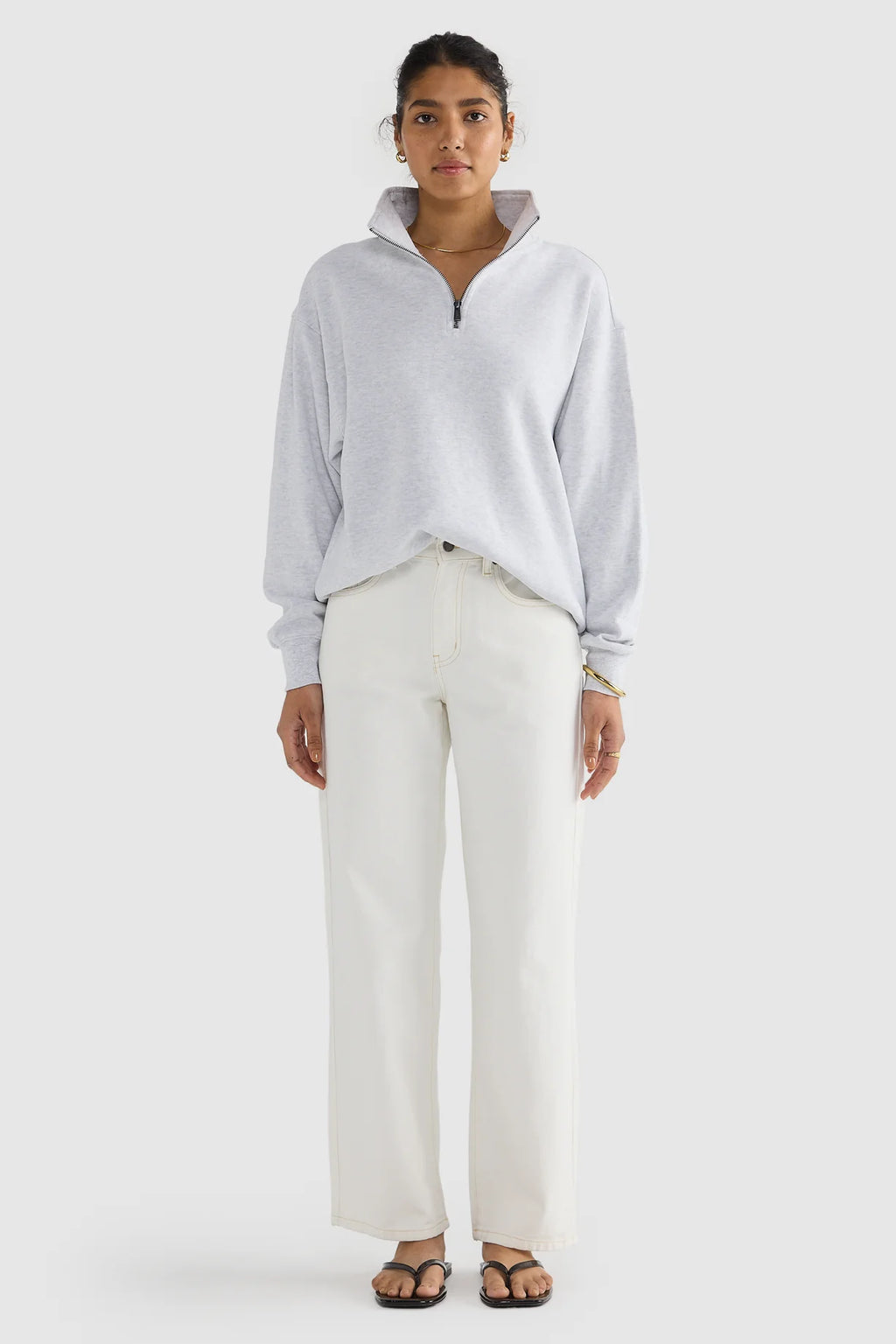 ORTC Ava Ribbed Quarter Zip