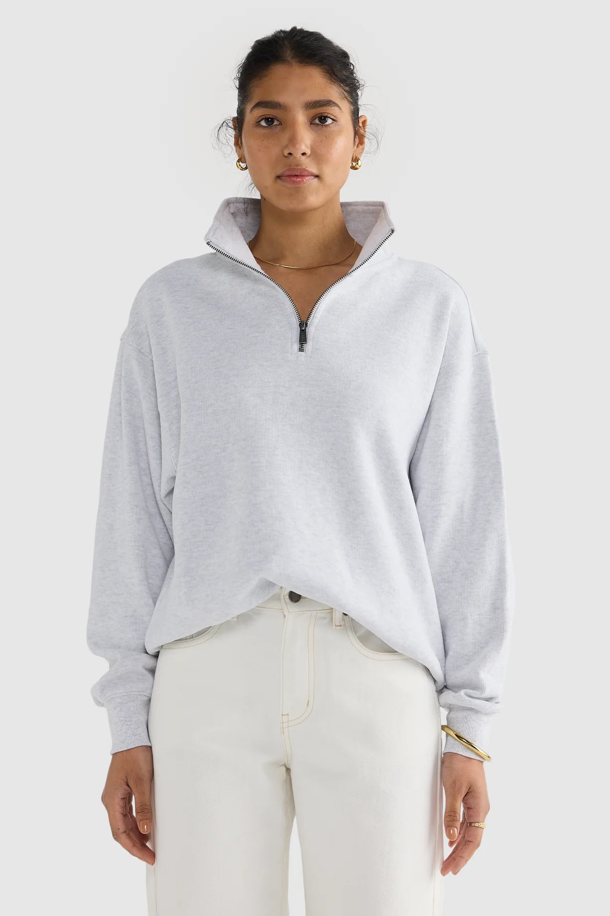 ORTC Ava Ribbed Quarter Zip