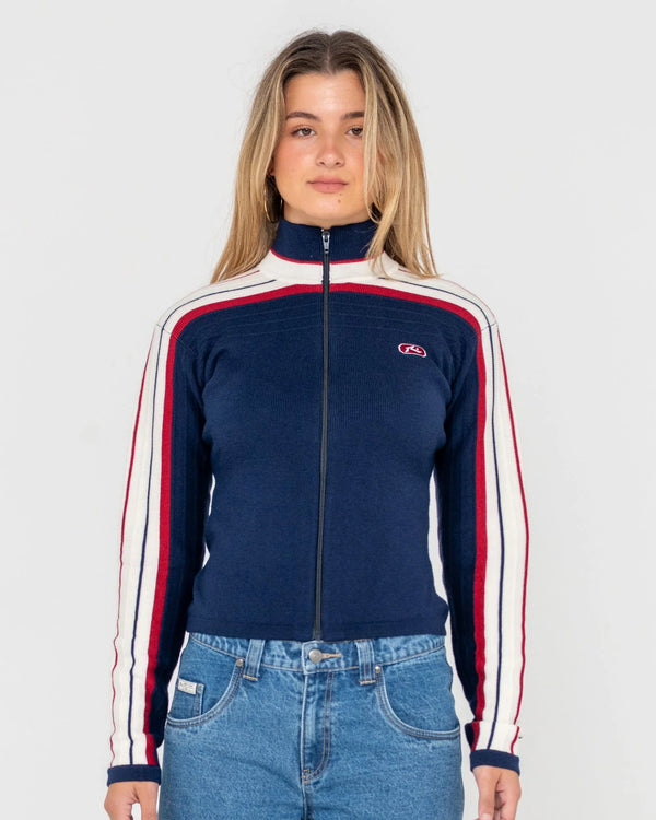 Rusty Daddy GB Zip Through Skimmer Knit