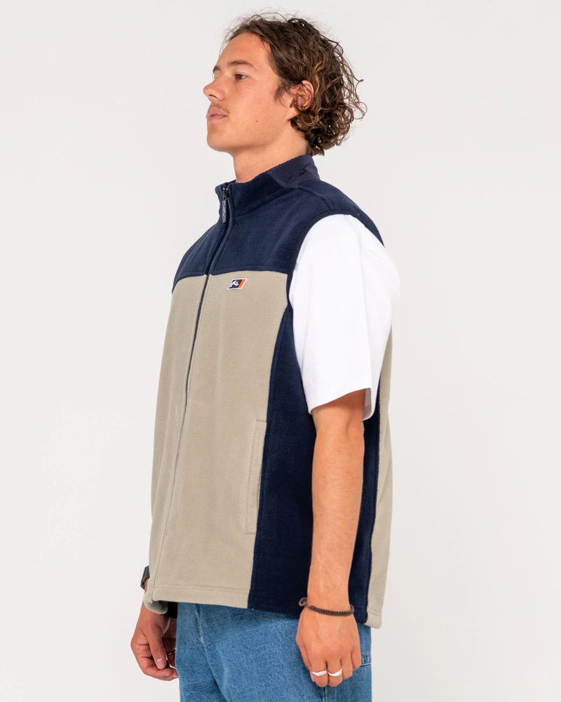 Rusty On The Run Tech Fleece Vest