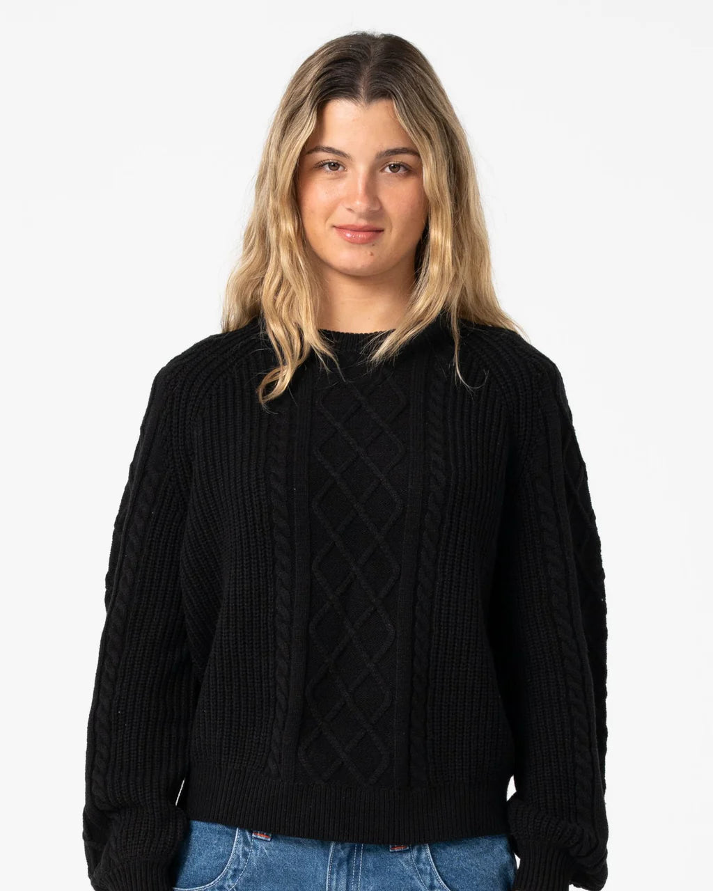 Rusty Two Tales Knitted Crew