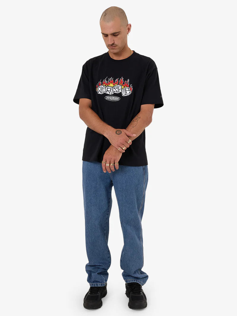 Worship Snake Eyes Embro Tee