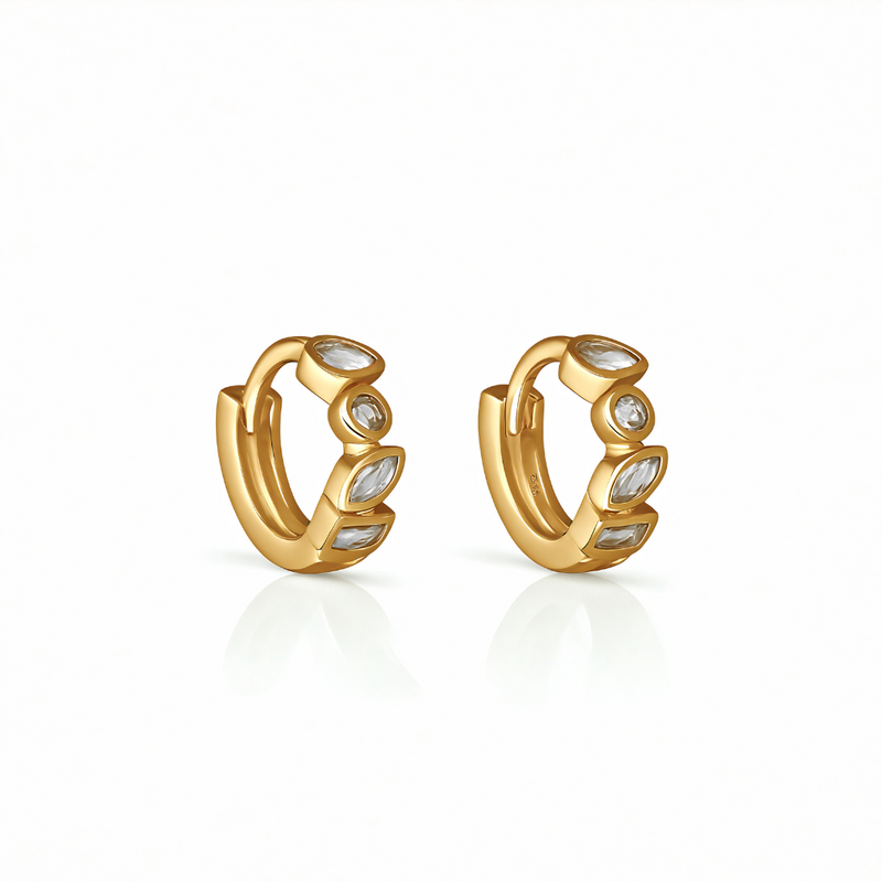 Ever Glory Huggie Earrings
