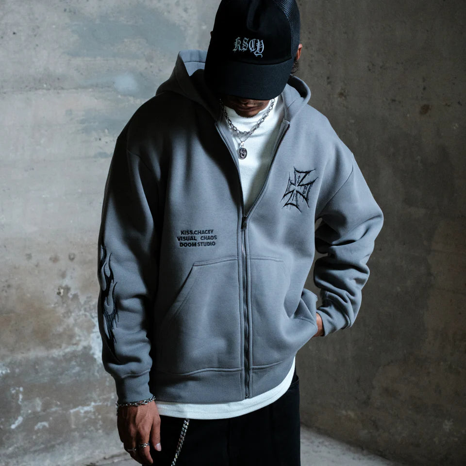 KSCY Blaze Relaxed Zip Hoodie