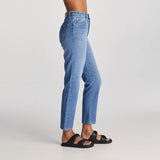 Riders Hi Slim Straight Crop Blue Chateau Jeans