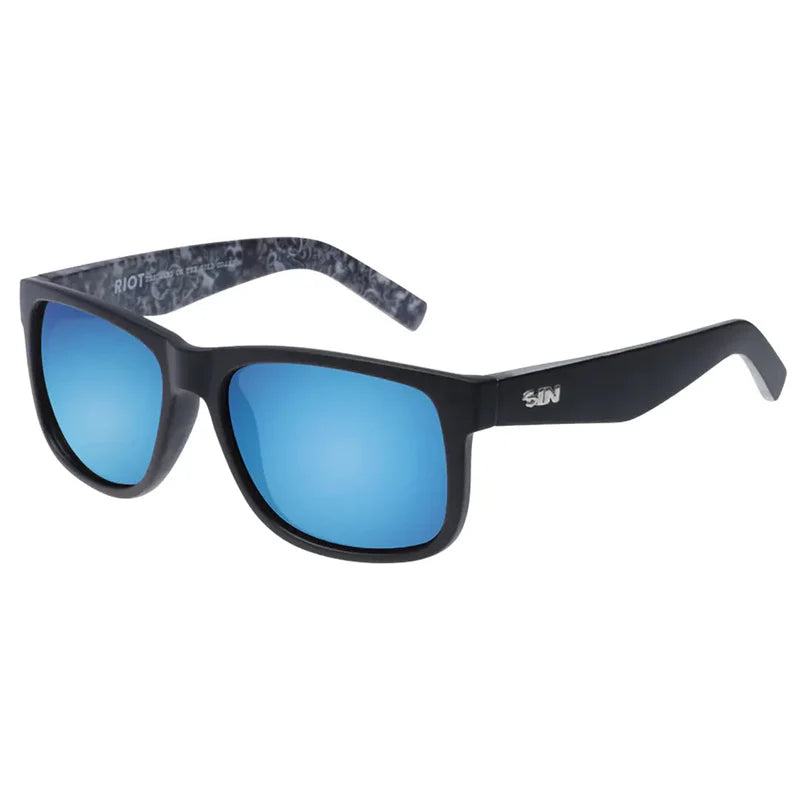Sin XCL Riot Matte Black Blue Flash