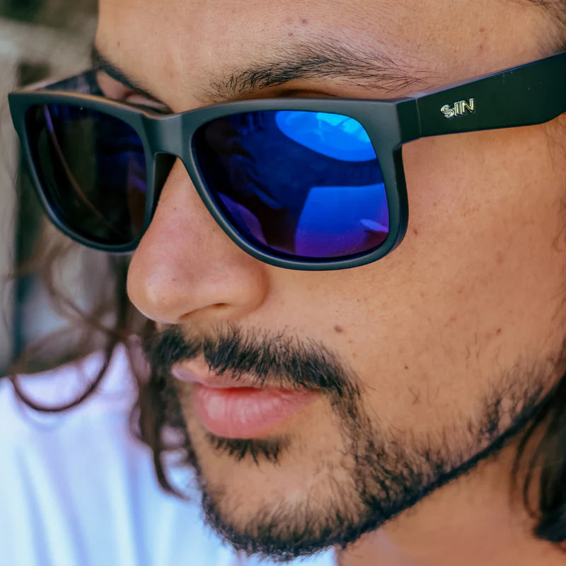 Sin XCL Riot Matte Black Blue Flash